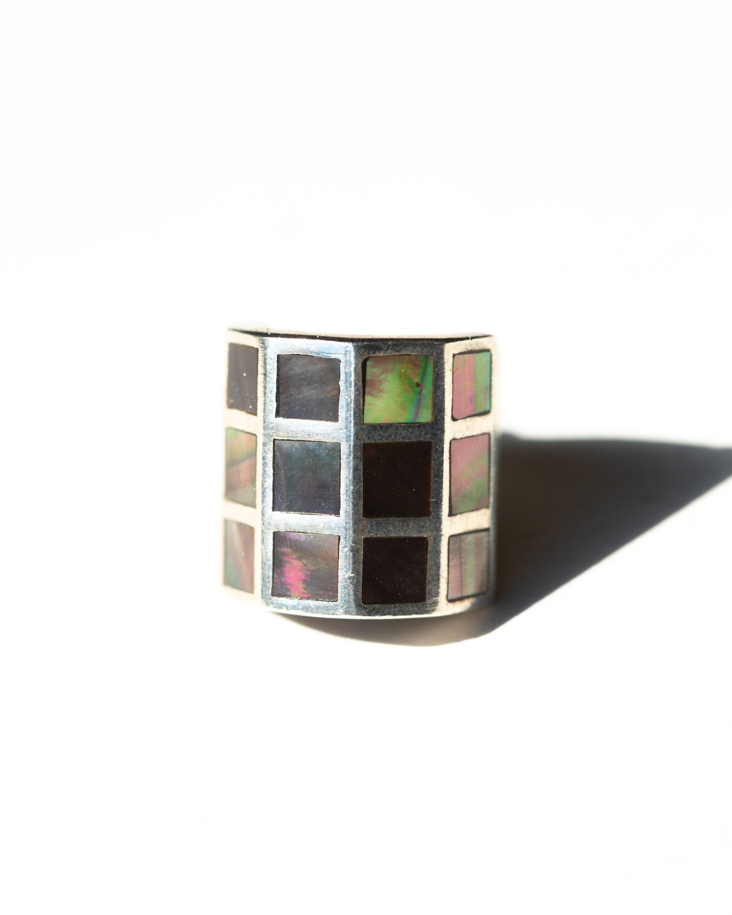 CHUNKY ABALONE RING