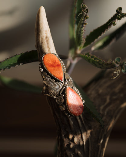 NAVAJO CORAL RING