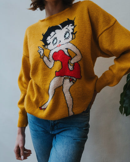 80'S BETTY BOOP KNIT