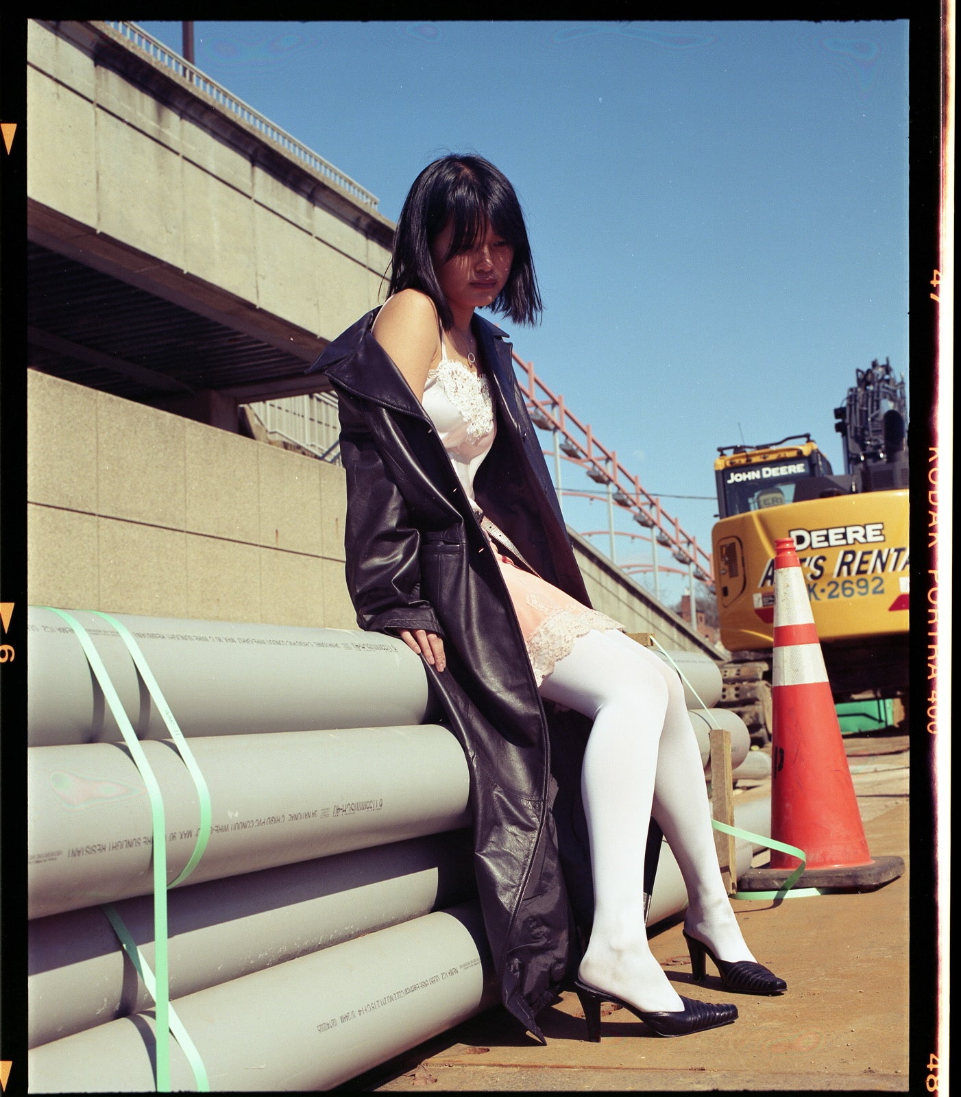 MATRIX LEATHER DUSTER