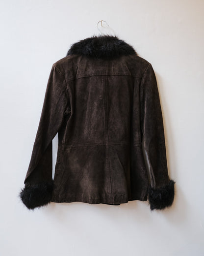 FUR TRIM SUEDE