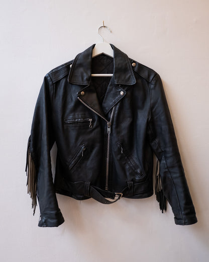 60'S MOTO FRINGE LEATHER