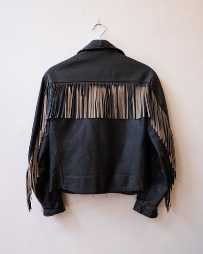 60'S MOTO FRINGE LEATHER