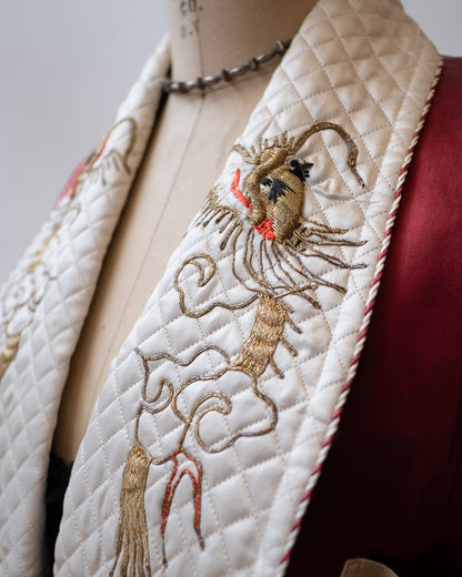 1950'S SMOKING ROBE