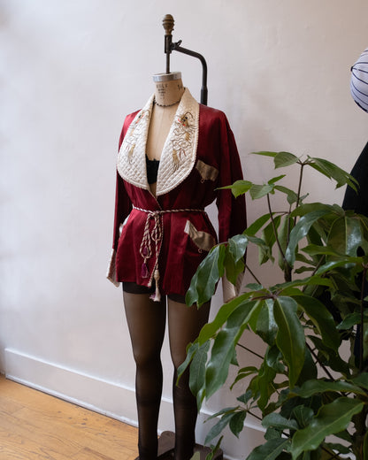 1950'S SMOKING ROBE