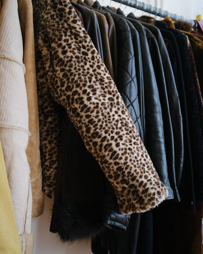 LEOPARD REVERSIBLE  COAT