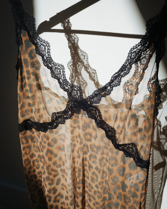 90'S LEOPARD SLIP